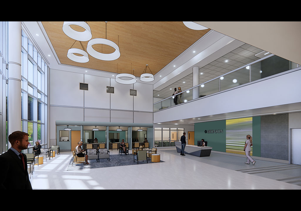 Bronson South Haven Hospital Interior Rendering